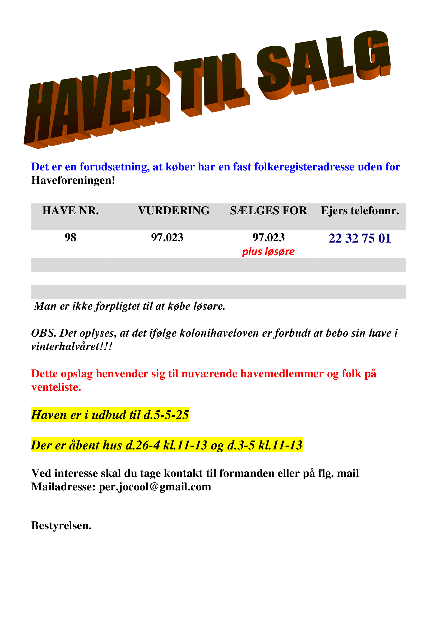 Havebedømmelse